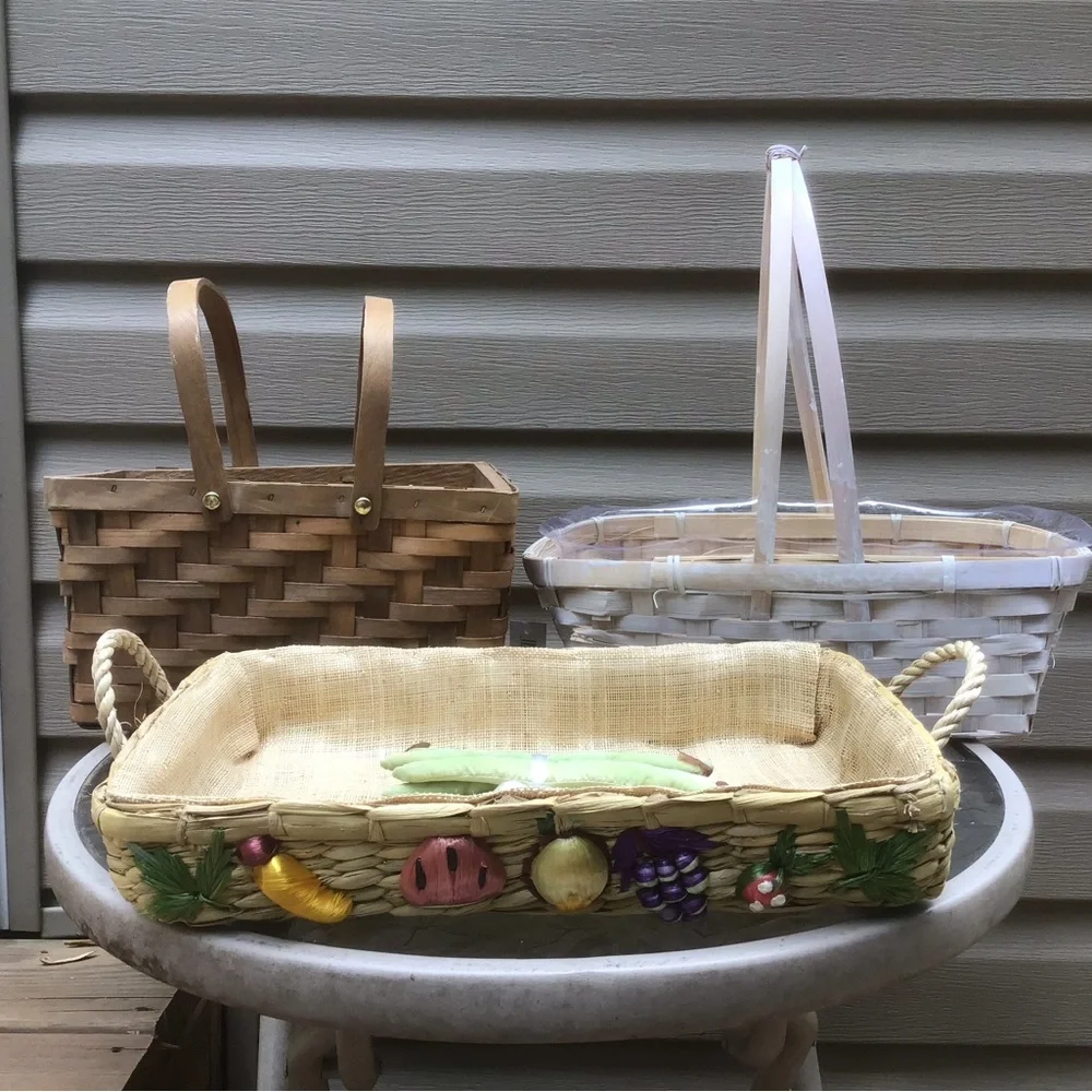 (3) Baskets Lot, All EUC!